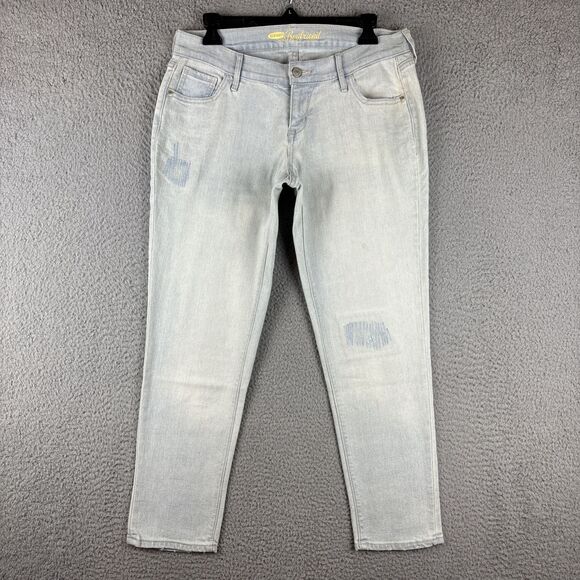 Old Navy Jeans Women’s Size 2 Skinny Boyfriend Shipwreck Light Wash - Picture 1 of 14